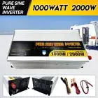 Pure Sine Wave Power Inverter 1000W/2000W 12V to 240V Car Cigarette Lighter Plug