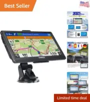 GPS Navigation for Car Truck RV, GPS Navigator with 7 inch, 2023 Maps Free Li...