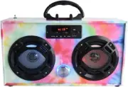 Mini Boombox with LED Speakers –Retro Bluetooth Speaker w/Enhanced FM Radio.....