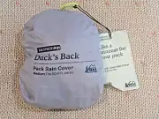 REI DUCKS BACK PACK COVER 50-65L Medium Gray Hiking Camping Backpack Waterproof