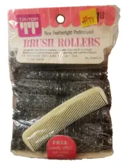SEALED TT Tip Top Featherlight Professional Brush Rollers 14 Medium 11/16 Comb