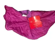 Big Lots Winter Wonders Christmas Rose Pink/Purple Hue Sparkly Tree Skirt New