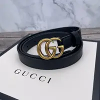 在飛比找PopChill優惠-[二手] #GUCCI 409417 經典仿舊金色金屬雙G 