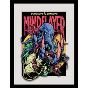 Dungeons and Dragons Mindflayer Breakout Collector Print Framed