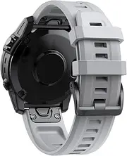 [ISOUDE] 22 26mm Screw Buckle Smart Watchband Strap For Garmin Fenix 7X 6X 5X Silicone Easyfit Wristband For Fenix 7 6 945 955 EPIX Watch
