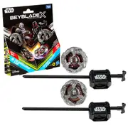 Beyblade X - Star Wars - The Mandalorian 3-60F vs. Moff Gideon 3-70D (Top & Launcher) 2-Pack