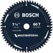 Bosch 1x Multi Material Circular Saw Blade Ø 184 mm - 60 Teeth, Bore 20 mm