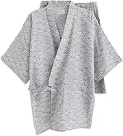 [OWLONLINE] Japanese Short Sleeve Pyjamas Yukata Kimono Wave