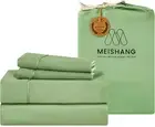 Extra Deep Pocket King Sheets Set Rayon Derived from Bamboo Fit 18-24 Inch Mattr