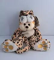 Beanie Kids Cardiology Exclusive Dash The Cheetah Bear Plush Toy With Tags PP1Z