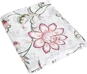 Pattern Flat Bed Sheets California King Size Floral Printed Cotton Flat Sheets Hotel Quality Top Sheet for Bed Machine Washable