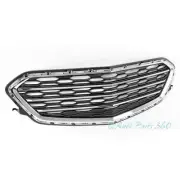 For 16-17 Chevy Equinox Mesh Front Bumper Lower Grille Grill Black/Chrome Trim