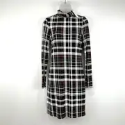 Alice Olivia Dress Women's 8 Plaid NWT Delora Turtleneck Mini Bodycon Academia