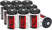STEPMAX (10 Pack) EVE ER14250 1/2AA 3.6V Lithium Battery 1200mAh for Dog Collars, Baby Movement Monitor and More(Non-Rechargeable)