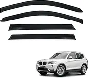 OAD4X4 Weathershields Compatible with BMW X3 F25 Series 2011-2017, Weather Shields Window Visors Wind Deflectors Sun Rain Guard 4PCS Set