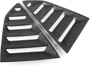 Carbon Fiber 1/4 Rear Side Vent Quarter Window Louver Shutter Cover Trim Compatible For Chevy Camaro 2016-2022