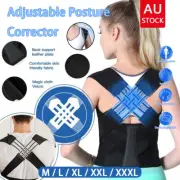 Adjustable Posture Corrector Low Back Support Shoulder Brace Belt for Women Men