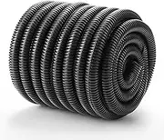 Wire Loom 1/2 inch 33ft, YCLYC Split Loom, Cord Protectors from Pets, Wire Protector Tubing, Flexible Wire Conduit, Electrical Cord Cover for Automotive, Black