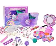 Children's Makeup Set Girls - Kids Make Up Sets | Washable Cosmetic Toy Beauty Set | Childs Make Up Set | Kids Makeup Sets for Girls | Girls Make Up Set | Makeup Set Toy for Girls Kids Aged 3-12