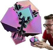 Cube Fidget Game - Interactive Sensory Game for Fidgeting | Challenging Game Cube Toy for Engineering Lovers, Students, Women & Men