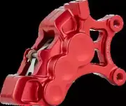 AN 6-Piston Front Rt Brake Caliper 14in Red Dyna Super Glide 06-13