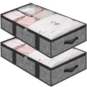 Under Bed Storage Containers - Underbed Clothes Storage Drawers Collapsible