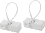 QUMIIRITY 6p4c Telephone Splitter Adapters Phone Cable Adaptor Rj11/rj14 Line Splitter Easy Detachable Design