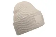 Beechfield Tonal Patch Beanie (Natural Stone) (One Size)