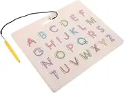 Stem Writing Letters Board Double-Sided Alphabet Tracing Board for Boys and Girls Montessori