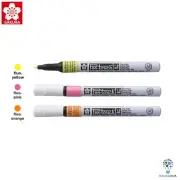 Sakura Pen-Touch Fluorescent Colour Marker Fine 1.0mm | 3pcs Paint Markers Pens