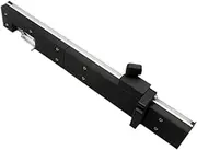 Perfk Miter Gauge Fence Metal Easy to Use,DIY,Lightweight,Sturdy,Woodworking Tool Table Saw Accessories for Table Saw, Fence Limit stop
