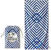 Meteor Beach Towel Quick Dry Extra Large 180x90cm Pool Towels with Carry Bag, Oversized Travel Towel Swimming Towel, Beach Accessories, Sand Free Lightweight Compact Beach Towels