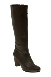 Leather Full Zip Boot--YSO-11-432-D