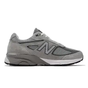 【NEW BALANCE】休閒鞋 990 V4 男鞋 女鞋 灰 白 美製 復古 麂皮 運動鞋 NB 紐巴倫(U990GR4-D)