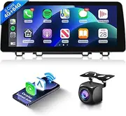 [8 CORE 4G+64G] Car Radio for Honda CRV CR-V 2017-2022 with Wireless Carplay/Android Auto, 12.3 Inch Android 13 IPS Touch Screen Car Stereo, Bluetooth, GPS, WiFi, SWC, DSP + Backup Camera