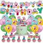 Peppa Pig Party Set Party Supplies Banner Balloon Topper Birthday Decoration