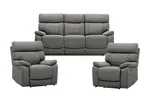 ALFRED Fabric 3 Piece Recliner Suite
