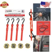 Durable Red 36” Adjustable Bungee Strap - Ideal for Secure Cargo & Outdoor Gear
