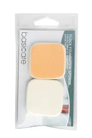 Basicare 2-Piece Flock Foundation Sponge Make Up Tools