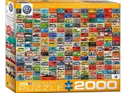 Eurographics Puzzle Volkswagen Groovy Bus Puzzle 2000pcs Toys