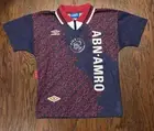 Vintage Youth Umbro 94/95 Ajax Away Football Shirt Soccer Jersey