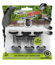 Slipstick 1-1/8” (28mm) Dia. Grey Glide M6 Thread Set of 8