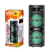 Jumbo Bluetooth Party Speaker Microphone Lightup LED Stereo Subwoofer Echo