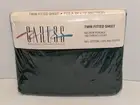 Vintage Caress by Mervyn's Twin Fitted Sheet No Iron Percale Hunter Green NEW
