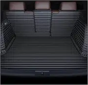 Car Cargo Liners for Land for Rover for Discovery 3 for Discovery 4 5 2017-2022 Car Trunk Mat Accessories Interior Details Trunk Carpets(Black Beige-B,7 Seat 2010-2022)