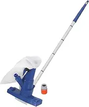 Pool Cleaner | Manual Pool Vacuum,5 Sections Telescopic Pole Underwater Equipment for Garden Fountain Spa Pond Hot Tub Lake
