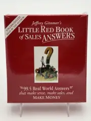 Little Red Book of Sales Answers Jeffrey Gitomer Audio Book 5 CDs NEW Sealed
