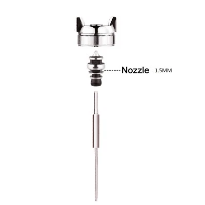 Spray Gun Parts For ANEST IWATA W-71-152G Nozzle 1.5mm Needle Air Cap 3Pcs/Set