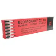 Contract Pencil Eraser Tipped Pack of 12 WX25011