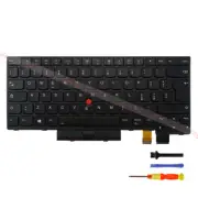 Backlit Keyboard for Lenovo Thinkpad T470/T480/A475/A485/01AX504 Italy Layout